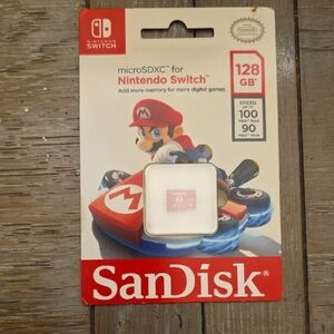 Andis 128GB microSDXC Card for Nintendo Switch - Red